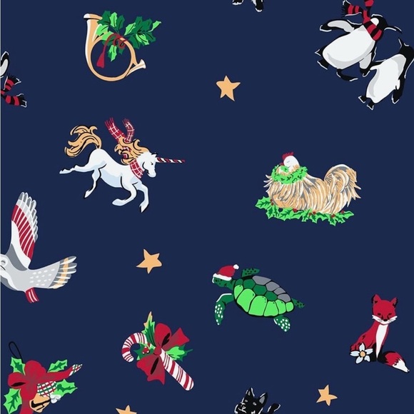 NWT-Vera Bradley Women's Cotton Zip ID Case Wallet, Snow Globe Motifs - Picture 11 of 11